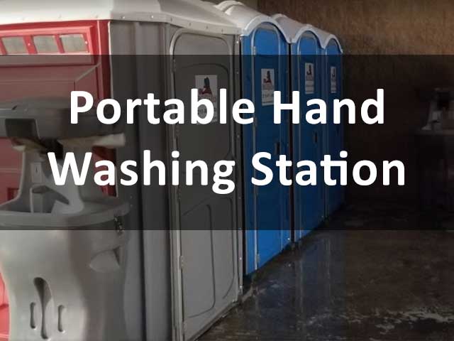Texas Portable Handwashing Station Rental